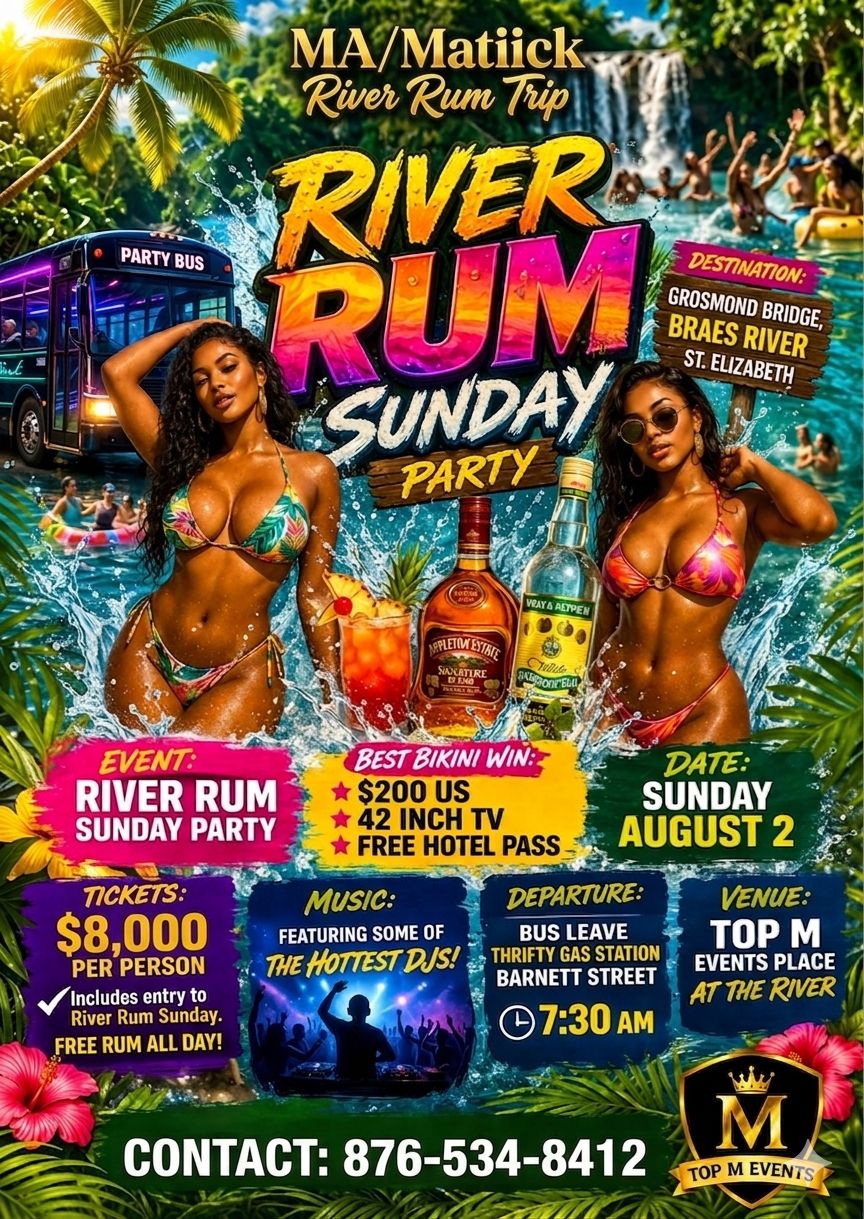 Ma/Matiick River Rum Trip promoter artwork